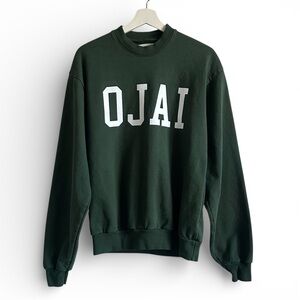 Museum of Peace and Quiet Sweatshirt Medium Green Ojai